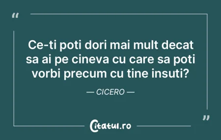 Ce-ti poti dori mai mult decat sa ai pe ...