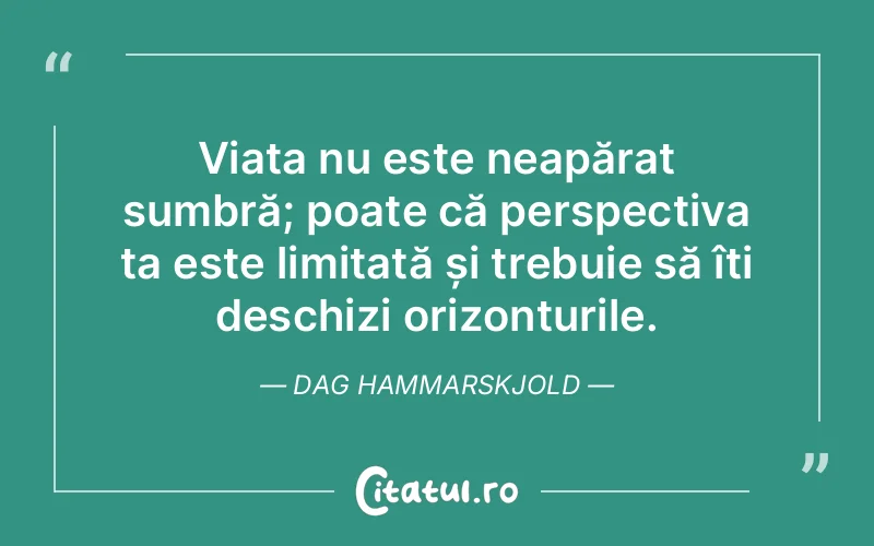 Citat Dag Hammarskjold - citate prietenie