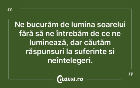 Ne bucurăm de lumina soarelui fără sÄ... Ne bucurăm de lumina soarelui fără sÄ...