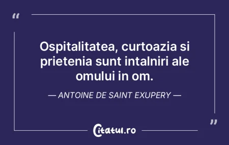 Ospitalitatea, curtoazia si prietenia su... Ospitalitatea, curtoazia si prietenia su...