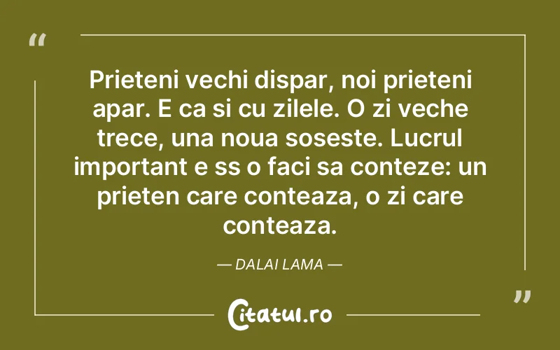 Citat Dalai Lama - citate prietenie