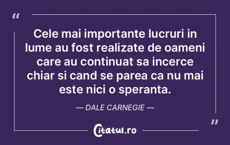 Cele mai importante lucruri in lume au f...