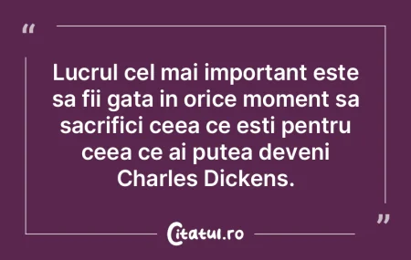 Lucrul cel mai important este sa fii gat... Lucrul cel mai important este sa fii gat...