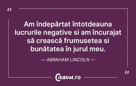 Am îndepărtat întotdeauna lucrurile n...