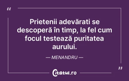 Prietenii adevărați se descoperă în ...