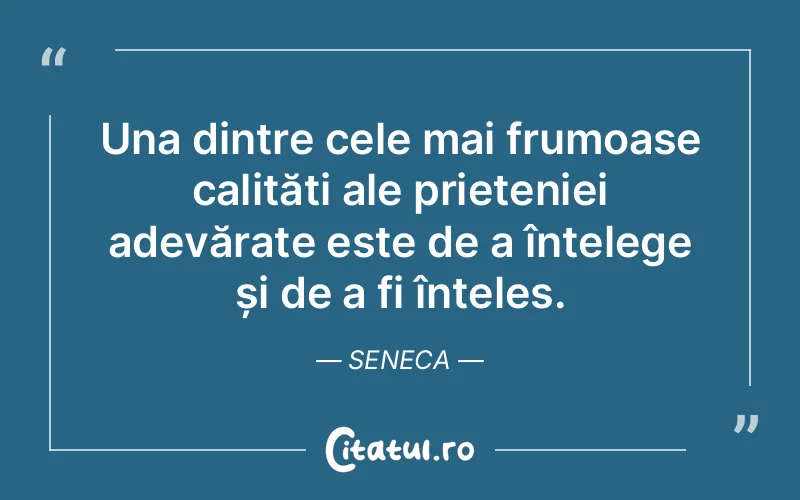 Citat Seneca - citate prietenie