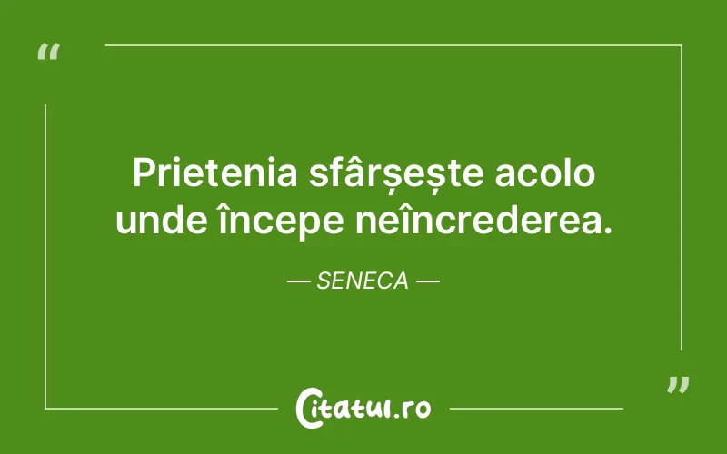 Citat Seneca - citate prietenie