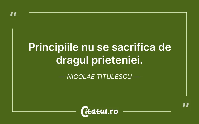 Citat Nicolae Titulescu - citate prietenie