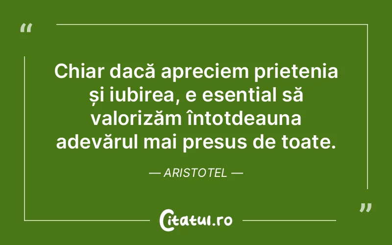 Citat Aristotel - citate prietenie