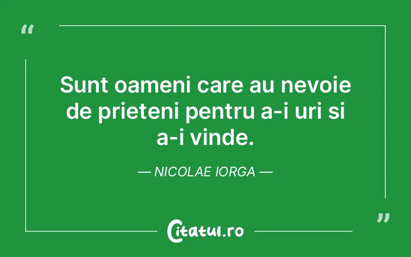 Citat Nicolae Iorga - citate prietenie
