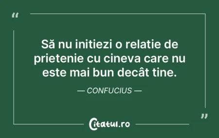Să nu inițiezi o relație de prietenie...