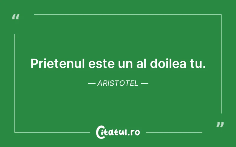Citat Aristotel - citate prietenie