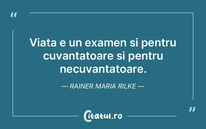 Citat Rainer Maria Rilke - citate prietenie