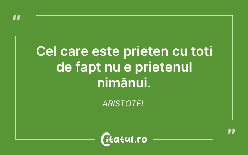 Citat Aristotel - citate prietenie