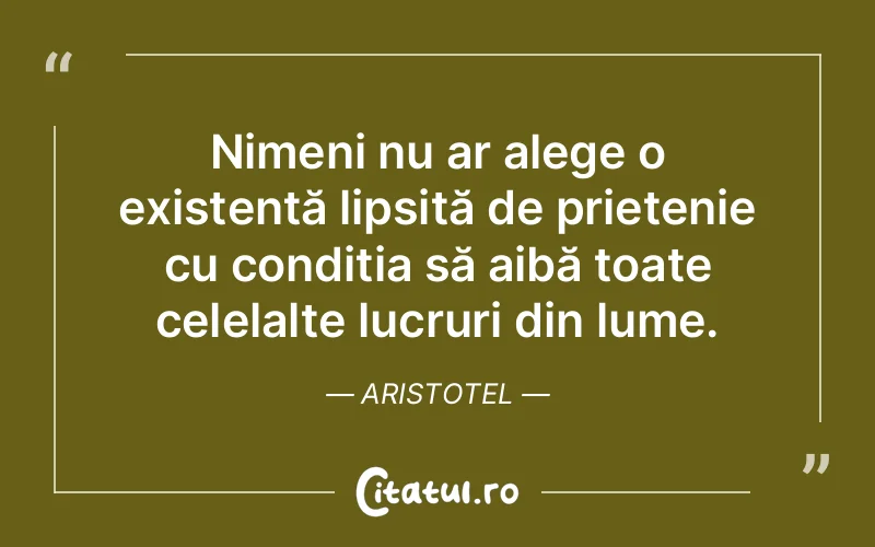 Citat Aristotel - citate prietenie