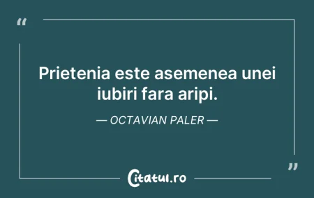 Prietenia este asemenea unei iubiri fara...