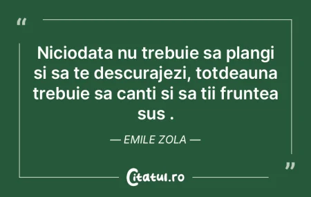 Niciodata nu trebuie sa plangi si sa te ...