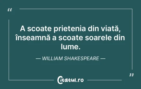 A scoate prietenia din viață, înseamn... A scoate prietenia din viață, înseamn...