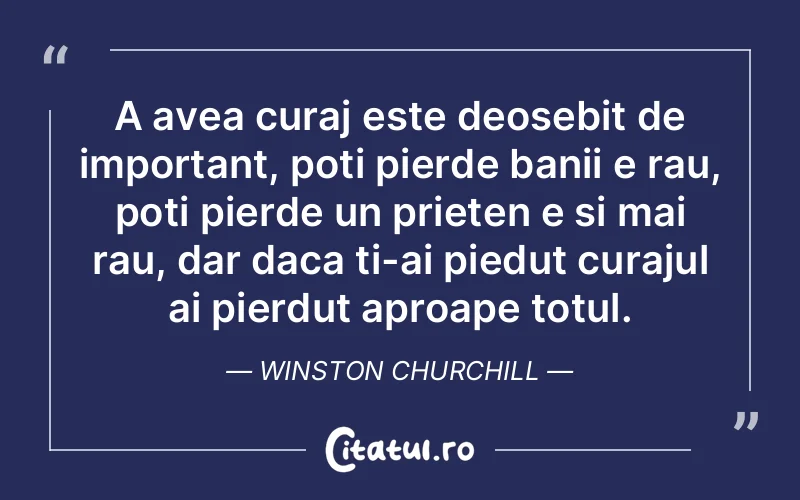 Citat Winston Churchill - citate prietenie
