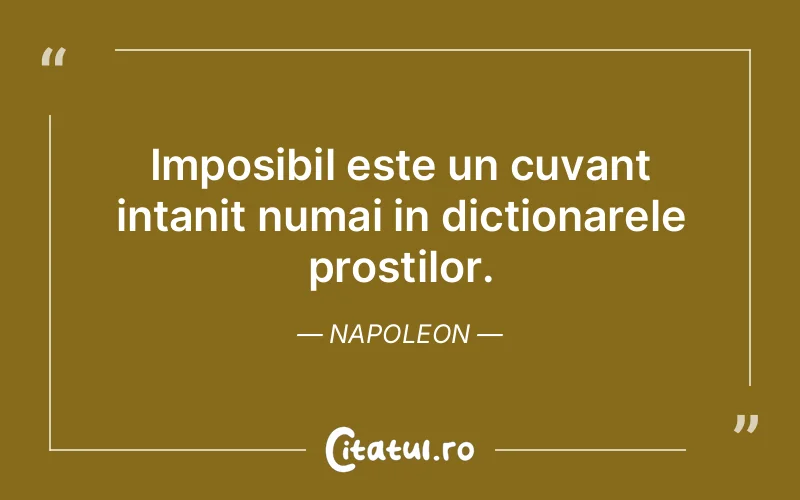 Citat Napoleon - citate prietenie