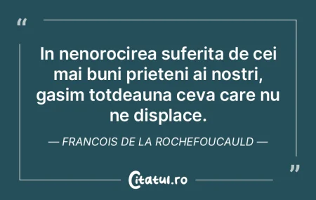 In nenorocirea suferita de cei mai buni ... In nenorocirea suferita de cei mai buni ...