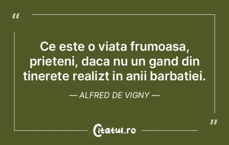 Ce este o viata frumoasa, prieteni, daca...