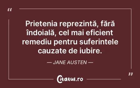 Prietenia reprezintă, fără îndoială...
