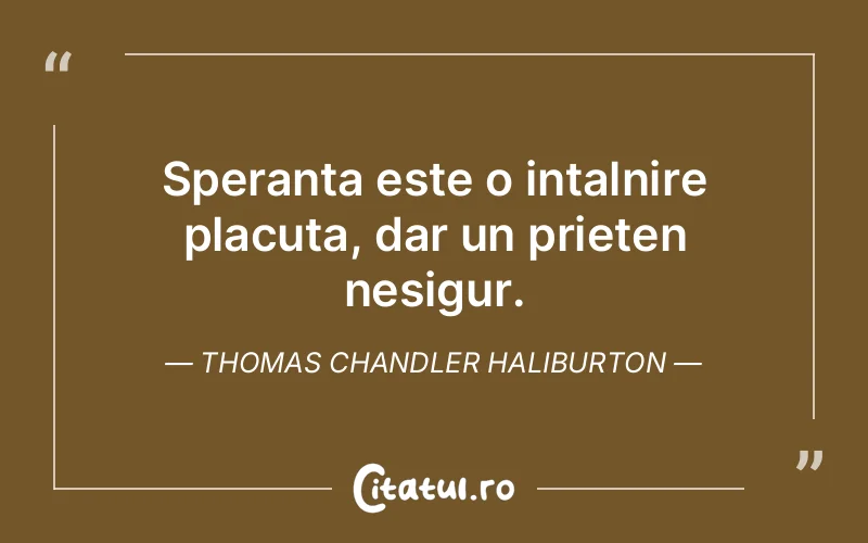 Citat Thomas Chandler Haliburton - citate prietenie