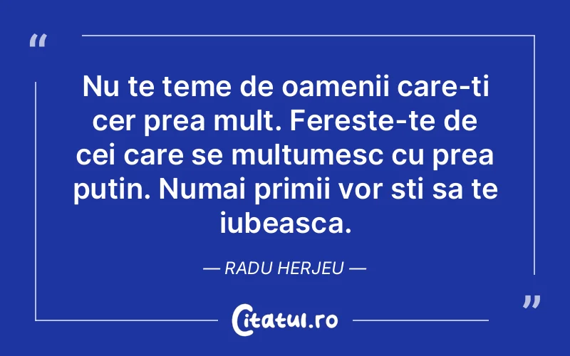 Citat Radu Herjeu - citate prietenie