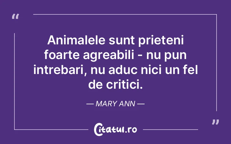 Citat Mary Ann - citate prietenie