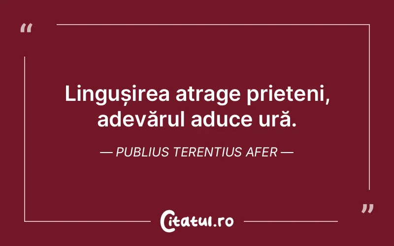 Citat Publius Terentius Afer - citate prietenie