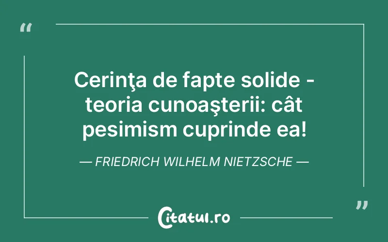 Citat Friedrich Wilhelm Nietzsche - citate spiritualitate