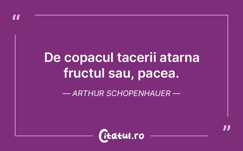 Citat Arthur Schopenhauer - citate spiritualitate