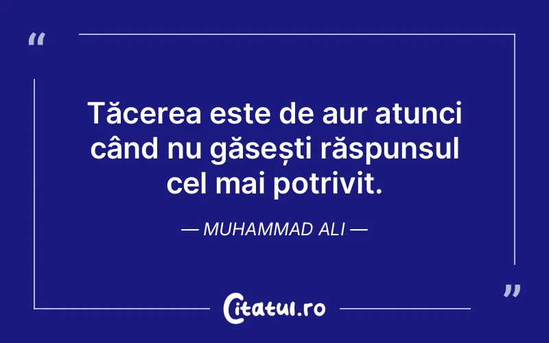 Citat Muhammad Ali - citate spiritualitate
