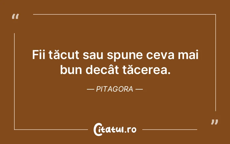 Citat Pitagora - citate spiritualitate