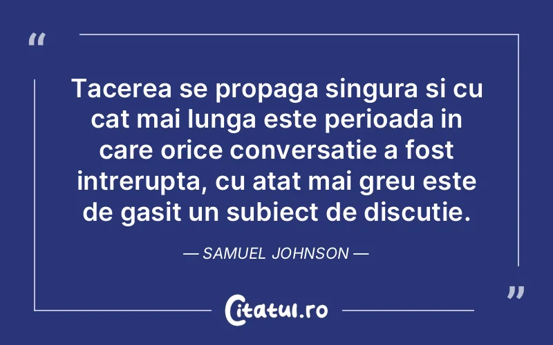 Citat Samuel Johnson - citate spiritualitate