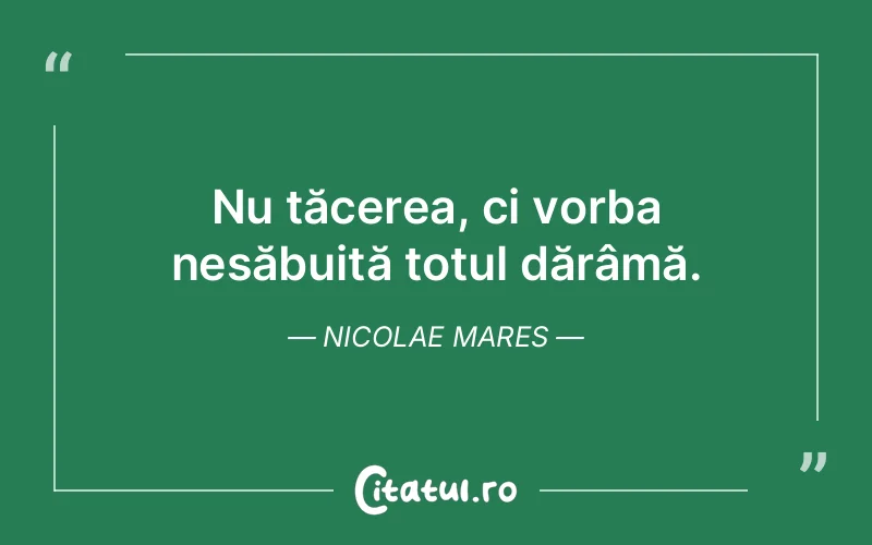 Citat Nicolae Mares - citate spiritualitate