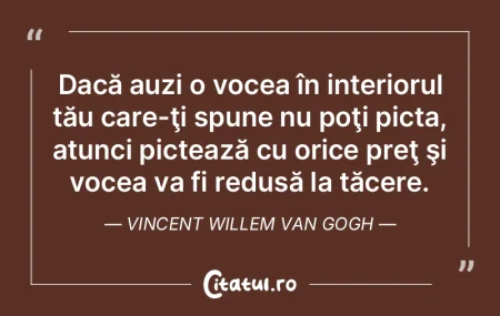 Dacă auzi o vocea în interiorul tău c... Dacă auzi o vocea în interiorul tău c...