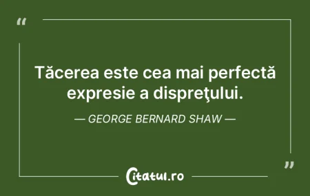Tăcerea este cea mai perfectă expresie... Tăcerea este cea mai perfectă expresie...