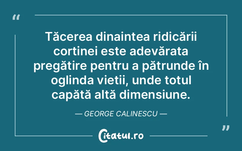 Citat George Calinescu - citate spiritualitate