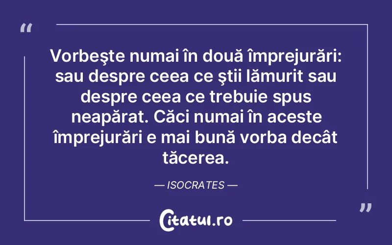 Citat Isocrates - citate spiritualitate