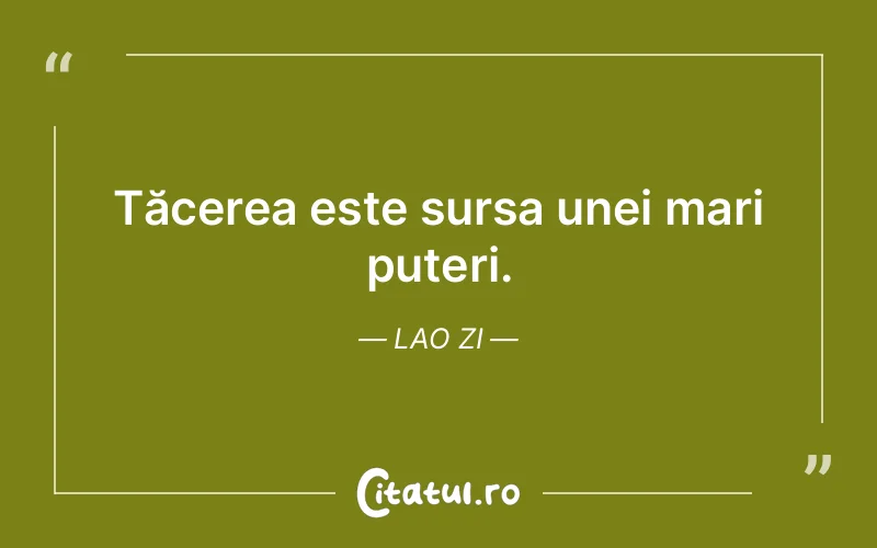 Citat Lao Zi - citate spiritualitate