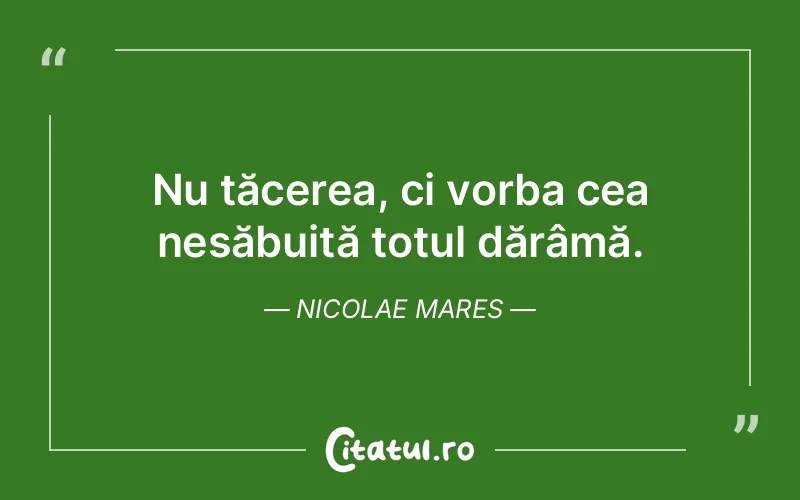 Citat Nicolae Mares - citate spiritualitate