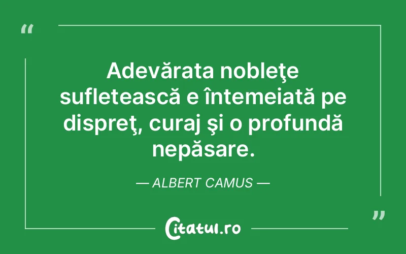 Citat Albert Camus - citate spiritualitate