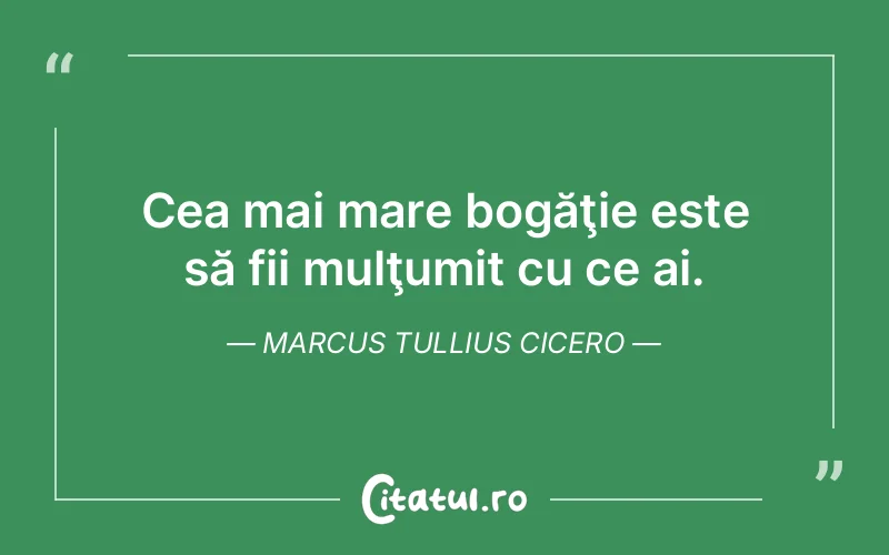 Citat Marcus Tullius Cicero - citate spiritualitate