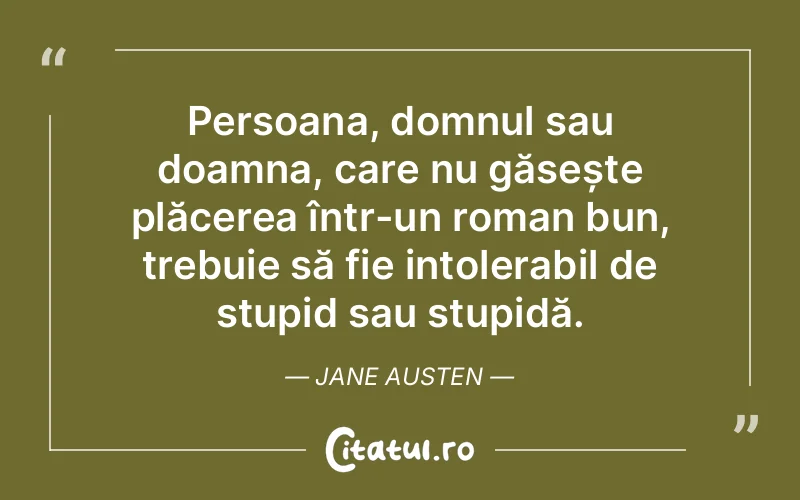 Citat Jane Austen - citate spiritualitate