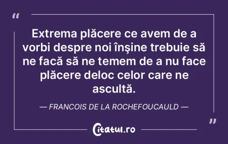 Extrema plăcere ce avem de a vorbi desp...