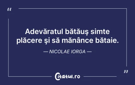 Adevăratul bătăuş simte plăcere şi... Adevăratul bătăuş simte plăcere şi...
