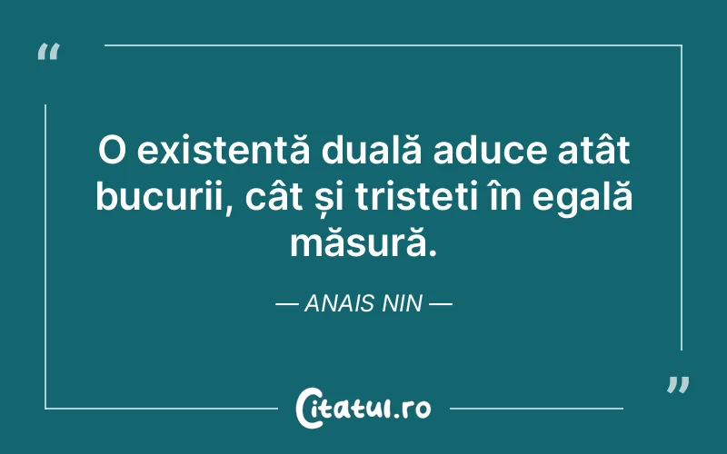 Citat Anais Nin - citate spiritualitate