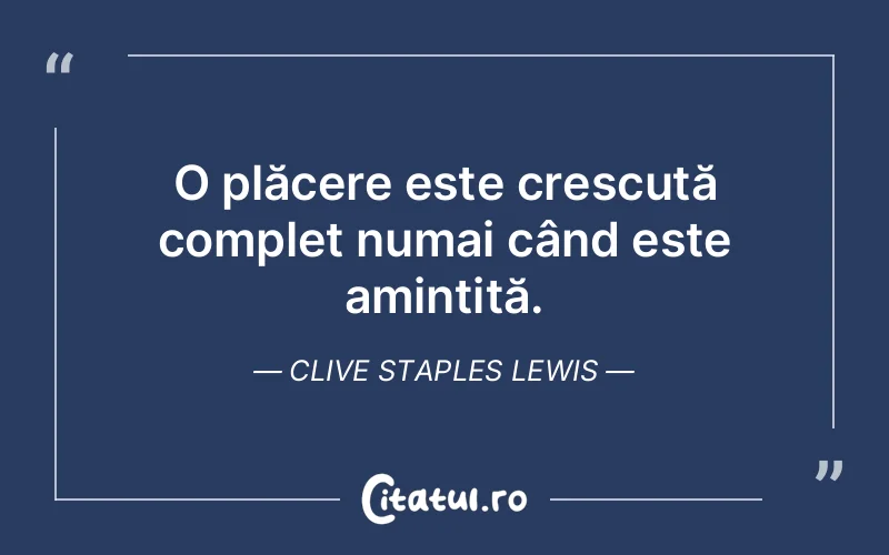 Citat Clive Staples Lewis - citate spiritualitate